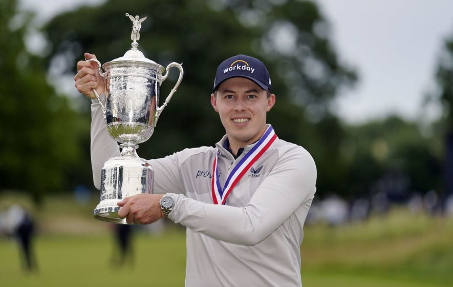 First major championship of his career won by Matt Fitzpatrick of England at the US Open