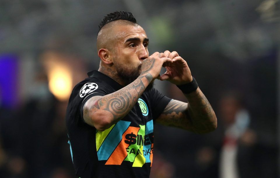 Arturo Vidal's contract with Inter Milan was terminated by mutual consent
