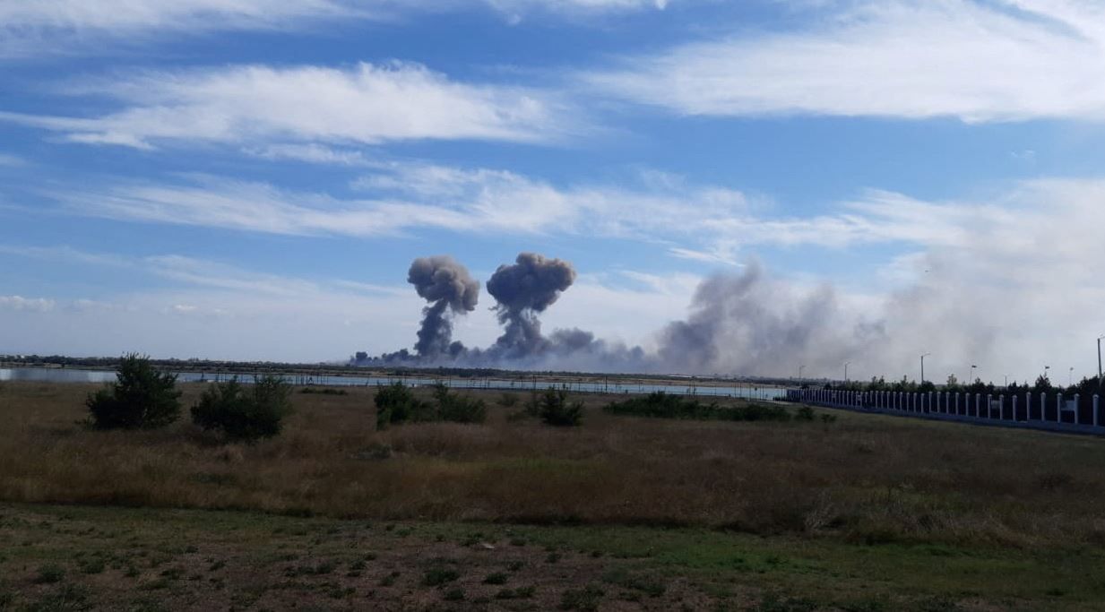 Explosions Rock Russian Military Installation on the Crimean Peninsula
