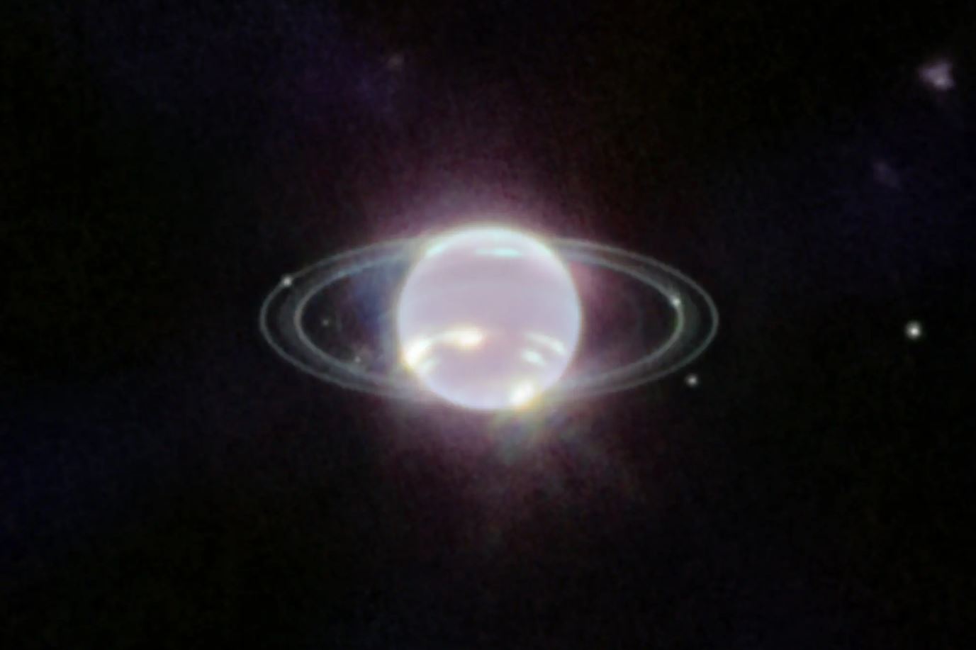 Neptune and Its Rings Come Into Focus With Webb Telescope