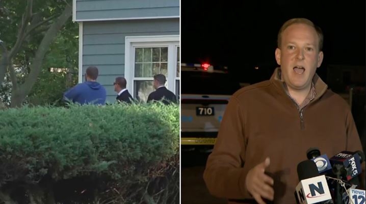Two teenagers were shot outside the home of Lee Zeldin, a candidate for governor of New York