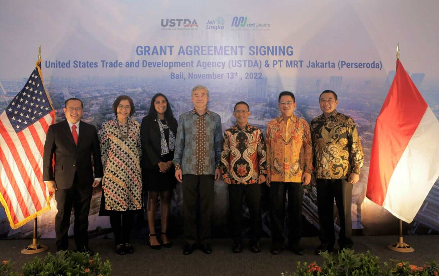 MRT Jakarta and the United States Trade and Development Agency are Partners in Sustainable Public Transit